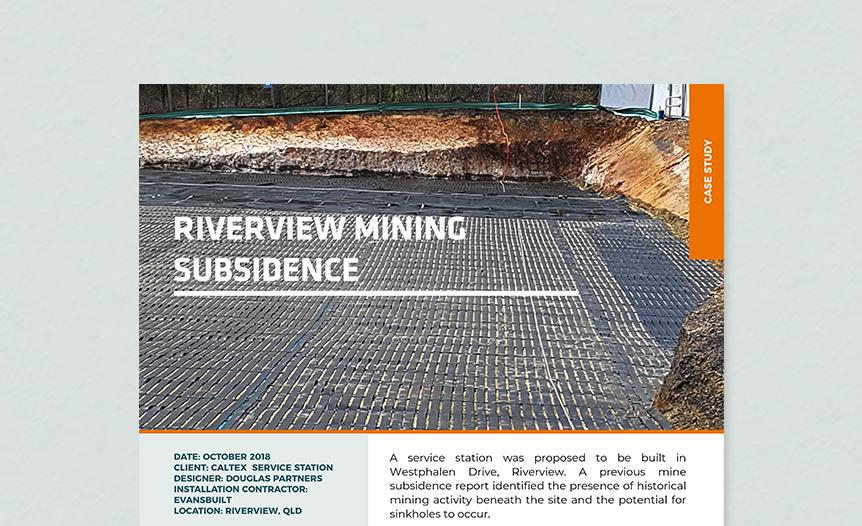 Riverview Mining Subsidence Case Study Cover